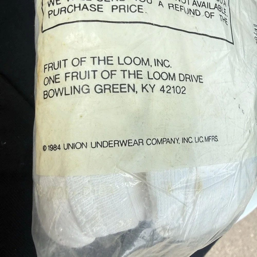 VTG 80's 1986 Fruit of The Loom Briefs Men's Size 36 Made In USA  3 Pack New